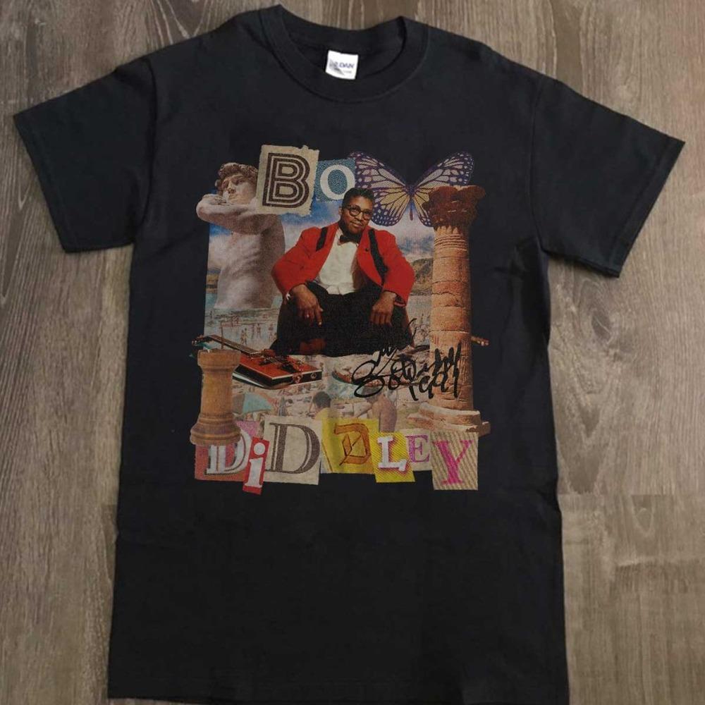 Bo Diddley Unisex Black T-Shirt